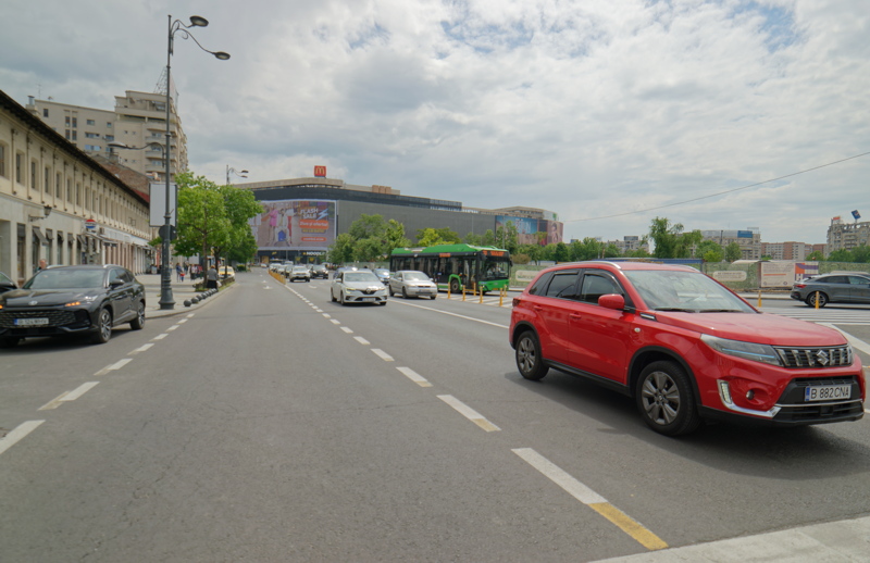Street scene in Bucharest, Romania